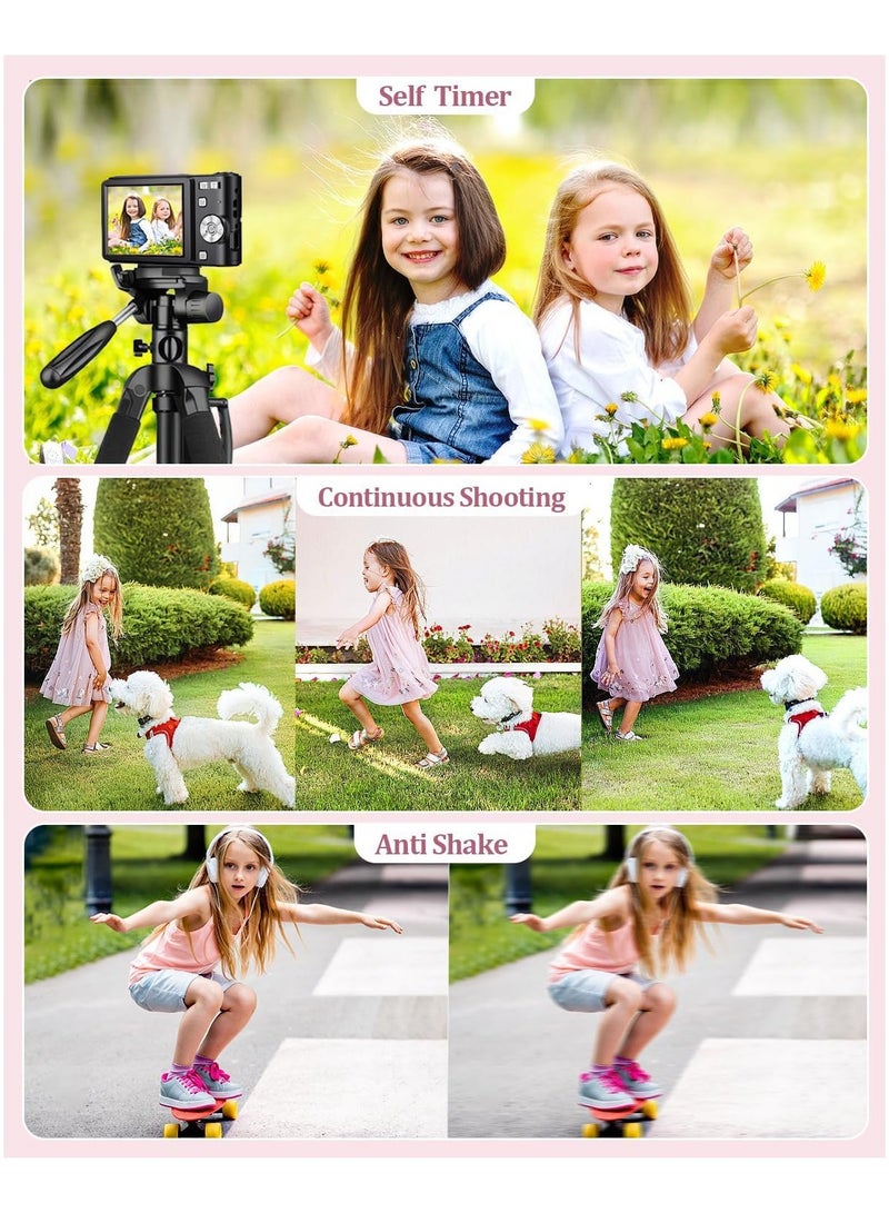 Generic Digital Camera, 50MP Full HD 1080P Camera with 16x Zoom Anti-Shake, Compact Camera for Teens Girls Boys, Kids Camera with 32GB SD Card - Image 5