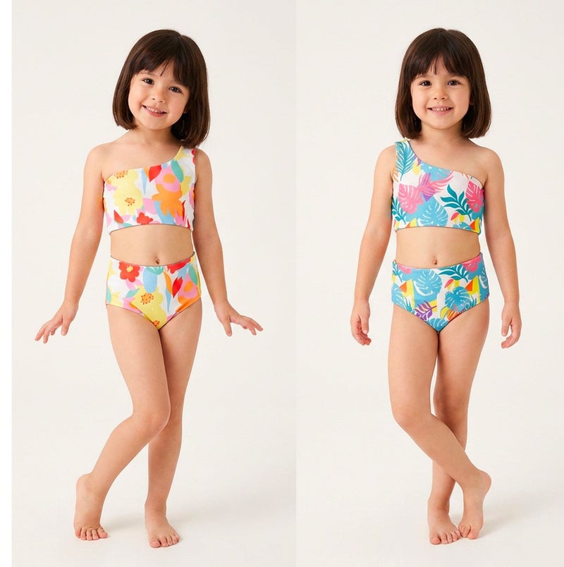 Onda Quick-Dry Stretch  Reversible Swimsuit for Girls - Image 1
