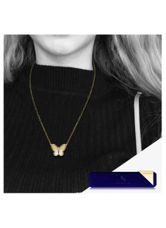 Alissa Butterfly Necklace for Women's Small Pendant Beautiful neck Chain for Women's  - Image 3