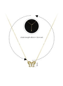 Alissa Butterfly Necklace for Women's Small Pendant Beautiful neck Chain for Women's  - Image 2