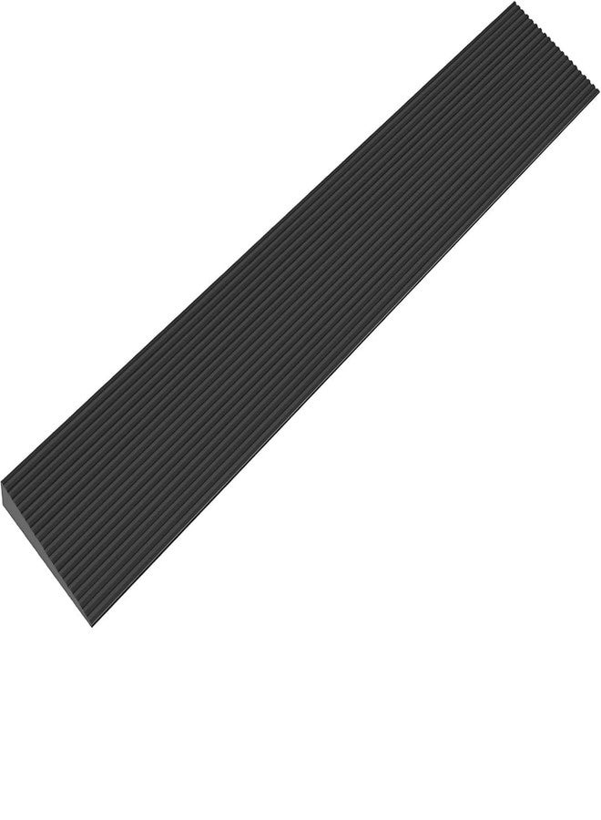 Hoqqf Threshold Ramps for Doorways,1" Rise Ramp, 8000 Lbs Capacity, Non-Slip Rubber, Wheelchair Ramp, Cuttable, Scooters - Image 1