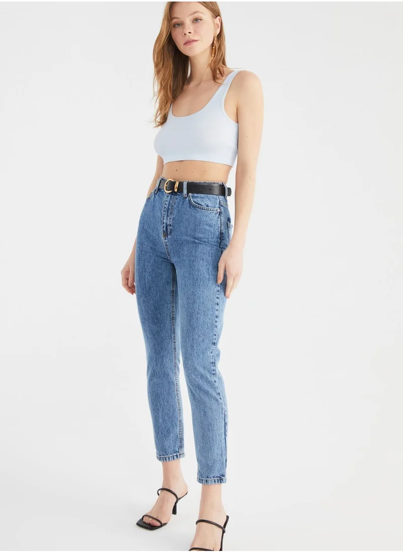 trendyol High Waist Mom Jeans