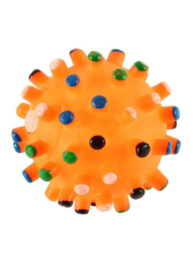OUTAD Sound Squeaker Rubber Chewing Ball Multicolour 7cm - Image 3