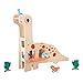 Janod Dino Wooden Dinosaur Garage Imaginative Play Encourages Creativity and Storytelling Enhances Motor Skills Design Safe for Kids Ages 26 Years J05835 - Image 2