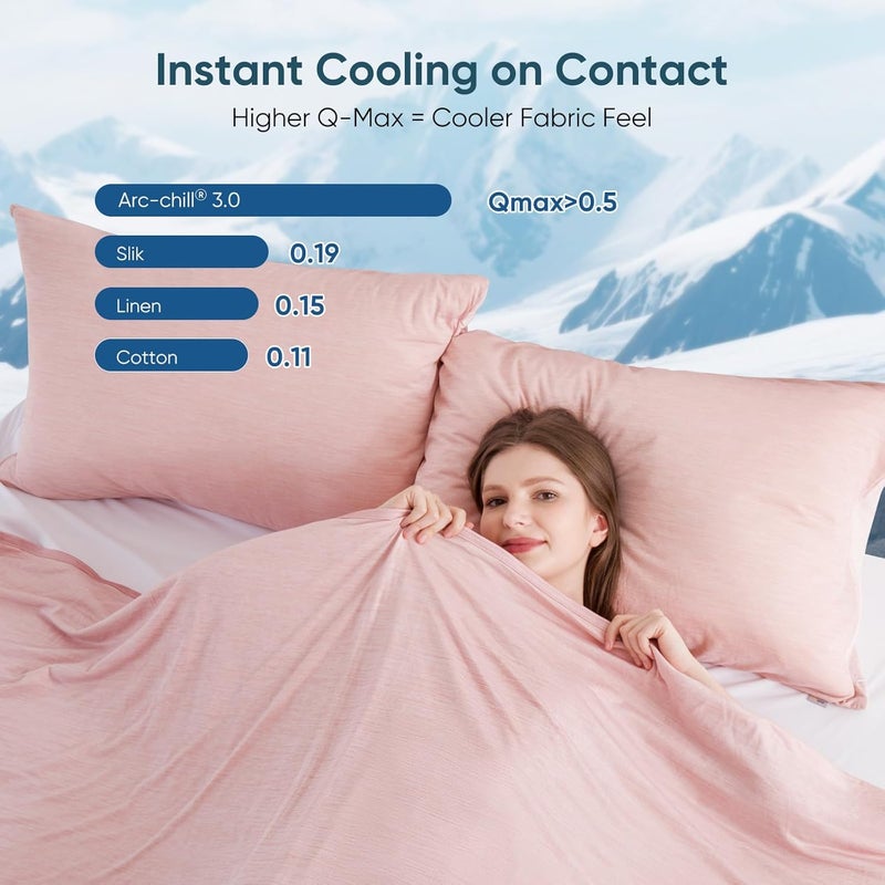 Elegear Cooling Blanket-Pink - Image 3
