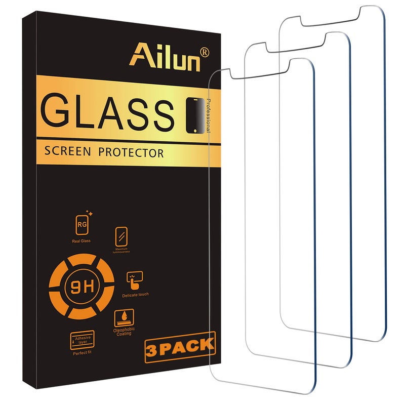 Ailun Screen Protector Compatible for iPhone 11 / iPhone XR [6.1 Inch], 3 Pack Case Friendly Tempered Glass - Image 1