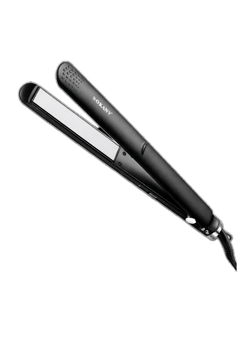 sokany SK-1903 Hair Straightener Ceramic Coating Max 750 C - Black - Image 1