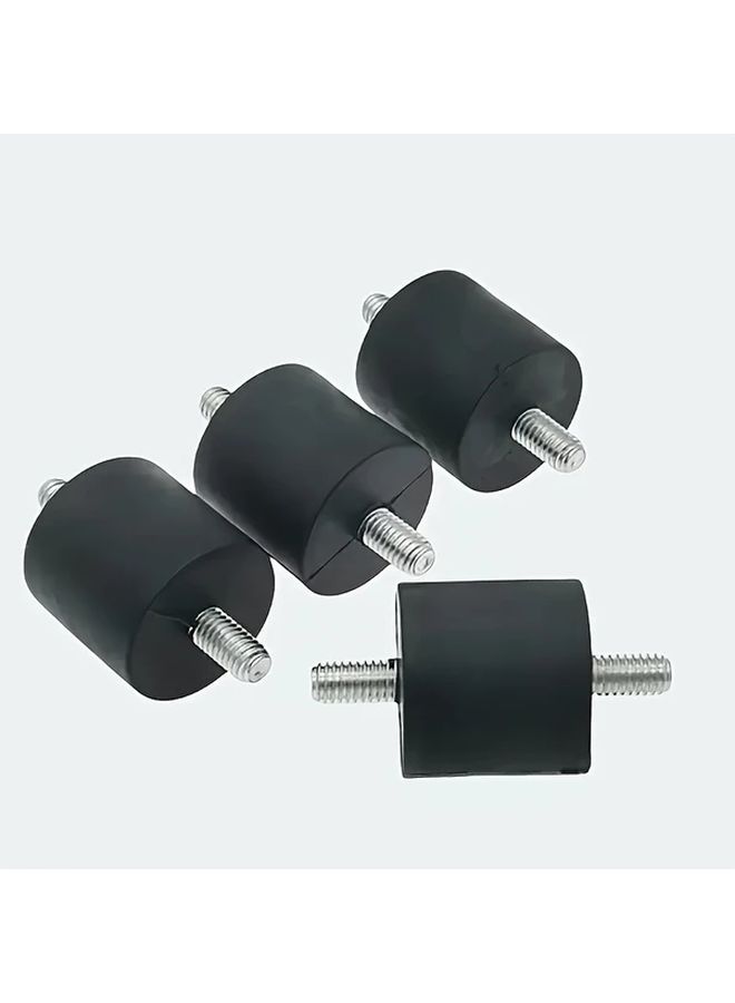 4pcs M6 Air Compressor Shock Absorbers Rubber Feet Bracket Accessories Noise Reduction Vibration Protection Vacuum Pump Air Pump - Image 5