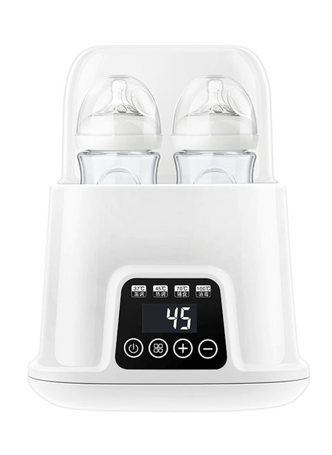 Fast And Quiet Baby Milk Bottle Warmer And Sterilizer – Adjustable Temperature With Large Capacity And Led Screen