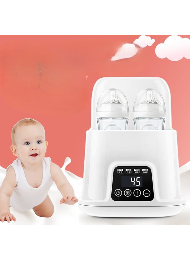 kiddoz Fast And Quiet Baby Milk Bottle Warmer And Sterilizer – Adjustable Temperature With Large Capacity And Led Screen  - Image 3