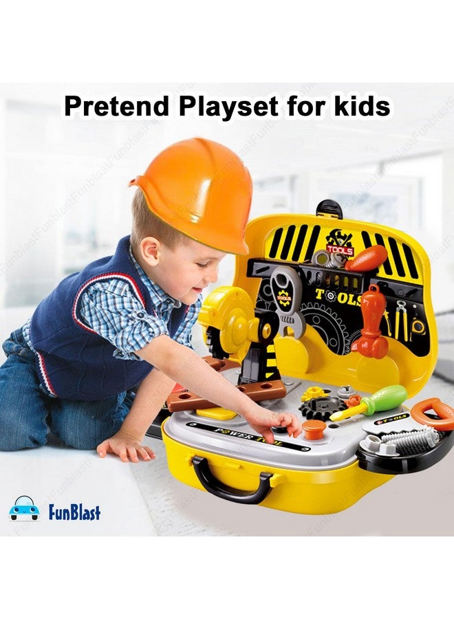 FunBlast Tool Set Toys for Kids, (Set of 31 Pcs) Pretend Playset, Role Play Engineer Workshop Tool Kit-Multicolor - Image 5