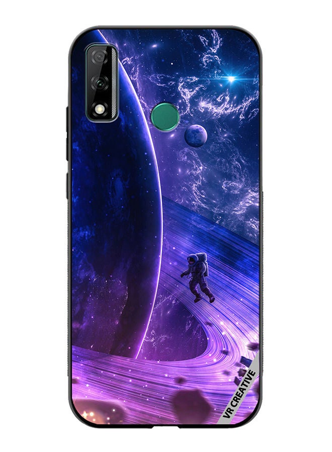 VR CREATIVE Protective Case Cover For Huawei Y8s Galaxy Space Digital Design Multicolour - Image 1