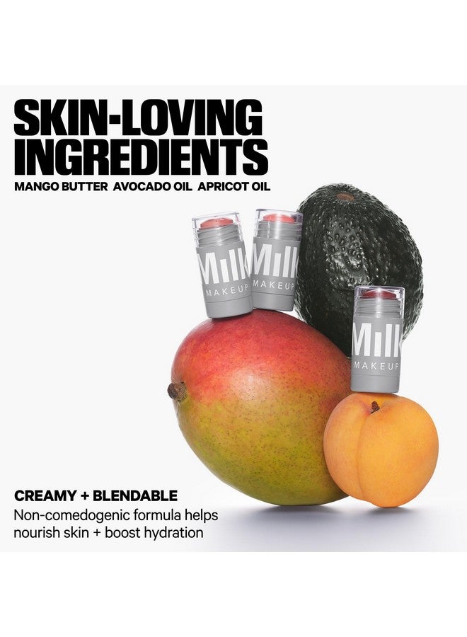 ميلك ميكب أحمر شفاه وخدود ميلك ميك أب، ويرك (وردي مغبر) - 0.21 أونصة سائلة - أحمر خدود كريمي ولون شفاه - قابل للبناء والدمج - أكثر من 1000 تمريرة لكل عصا - غير كوميدوغينيك - نباتي، خالٍ من القسوة - Image 4