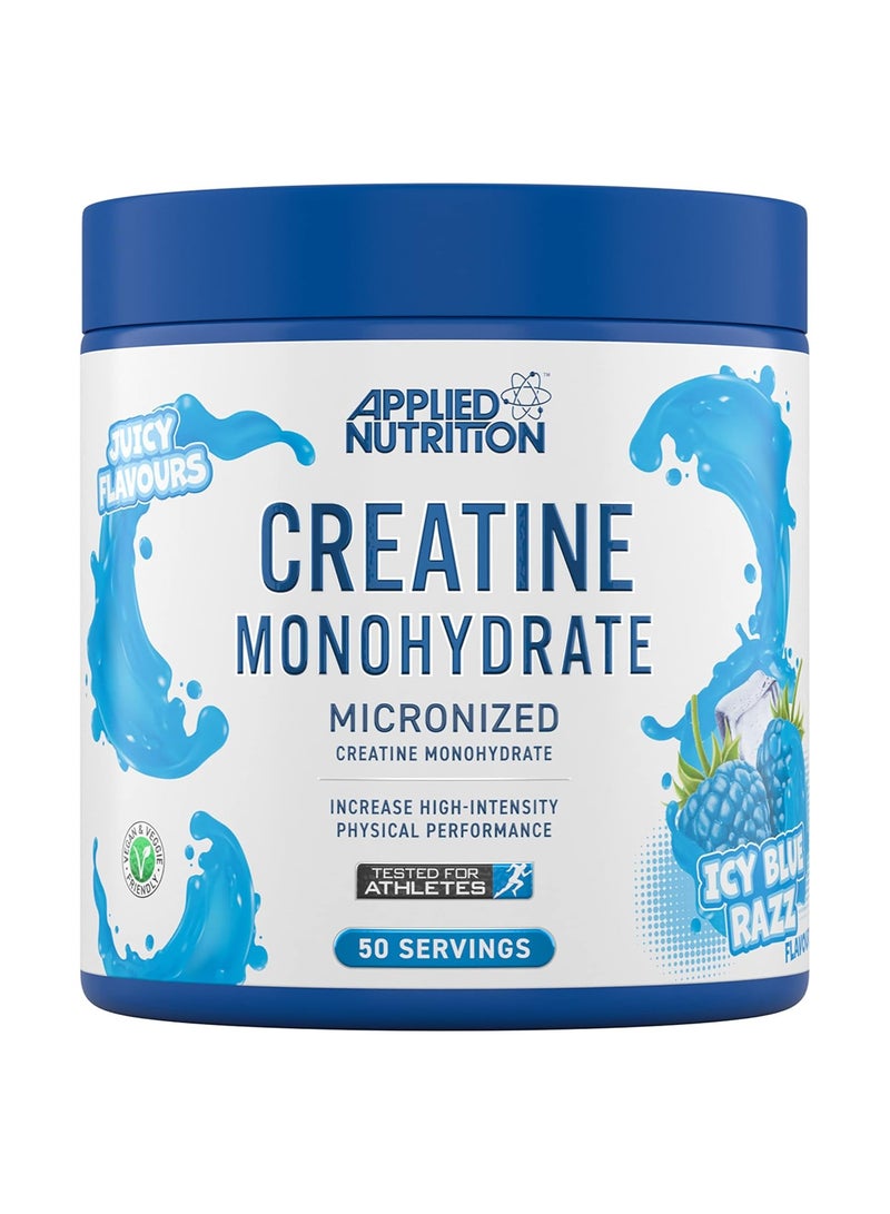 Applied Nutrition Creatine Monohydrate 250G Icy Blue Razz Flavor - Image 1
