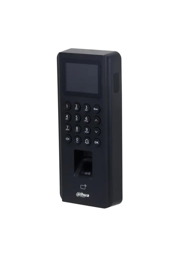 The fingerprint attendance device supports password, fingerprint, and card