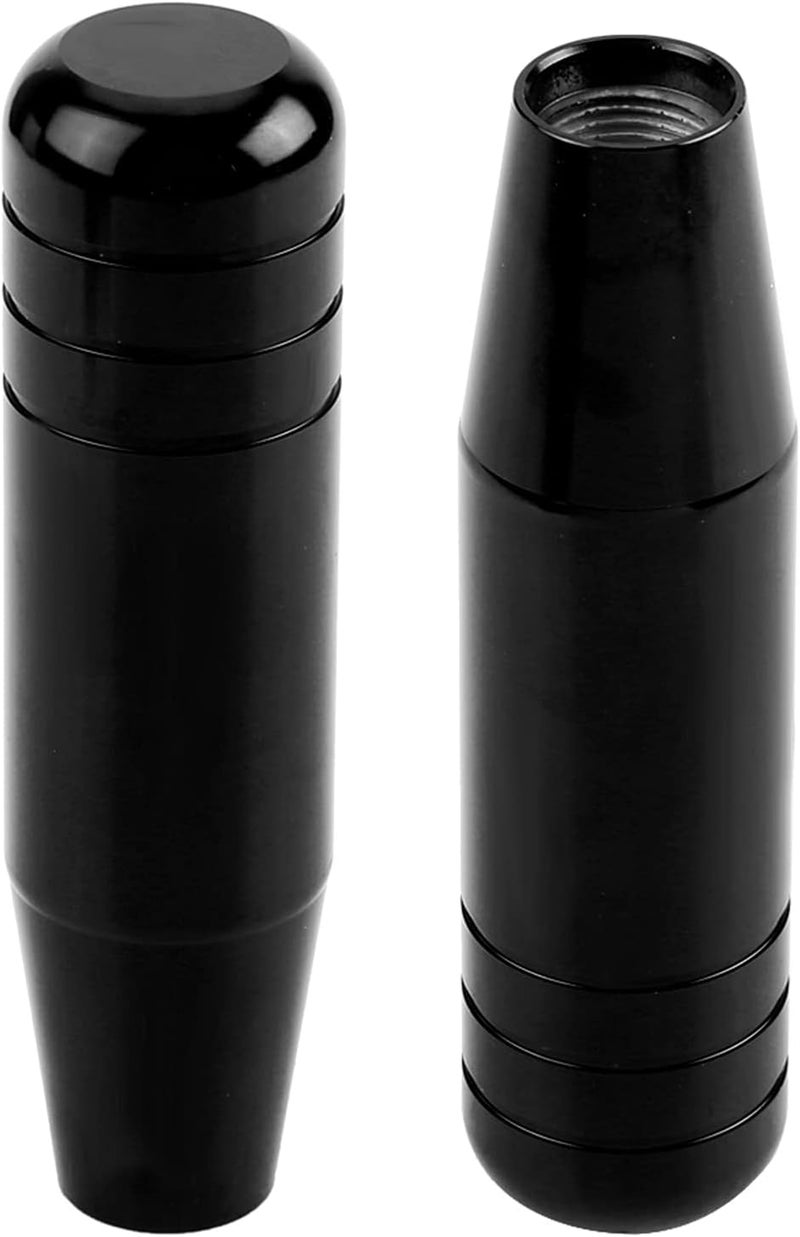 Universal Aluminum Alloy Car Manual Gear Shift Knob, 13cm Length, Black Red Blue - Ergonomic Design, Durable Resistance, Easy Installation (Black) - Image 5