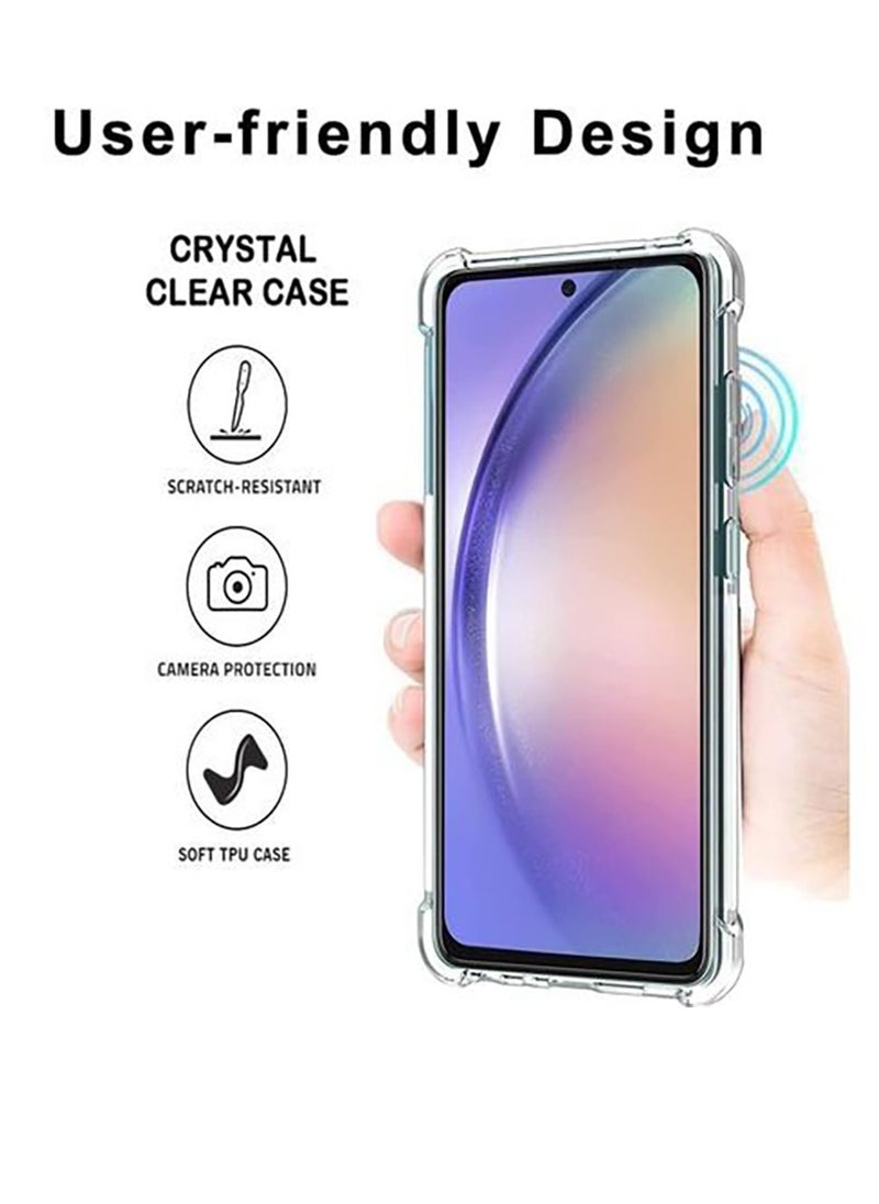 ماركة غير محددة - جراب شفاف ومضاد للصدمات لهاتف سامسونج ايه 55 Samsung Galaxy A55 - Image 1