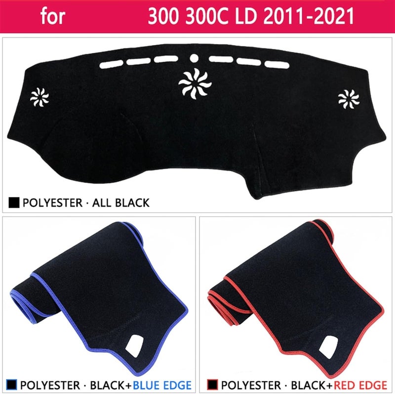 QASULER Dashboard Cover Mat for Chrysler 300C LD - Image 3