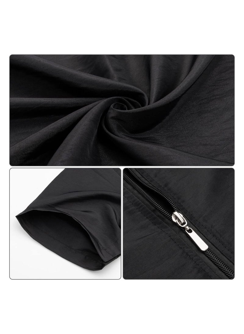 SYOSI Pet Grooming Workwear,  Anti-Static Dog Bathing Work Clothes, Hairdresser Uniform, with Pockets and Full Zipper,  Lightweight Pet Groomer Jacket, Cosmetologist Smock for Women Men (M)  - Image 3