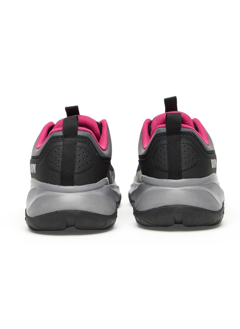 U.S. Polo Assn. - Women's Black Low-Top Sneakers - Trendy Lace-Up Design, Used For Trekking, Running - Image 1