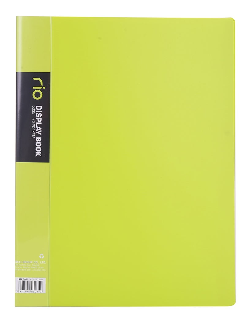 60-Pocket Display Book Green