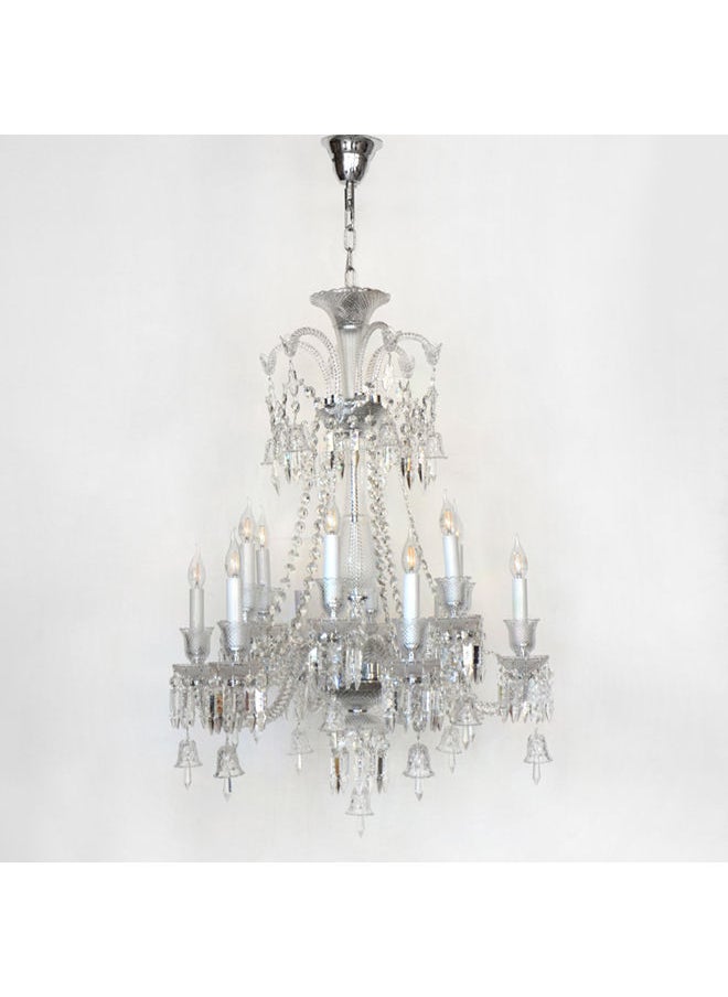 AL SALHIYA LIGHTING ثريا شمعية من الكريستال 12 ذراعًا  - Image 1