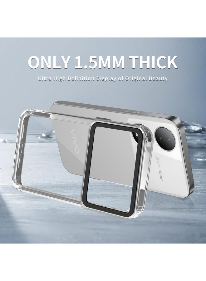 إيروريكس جراب لهاتف vivo Y100/T2 5G الهند مصنوع من مادة الأكريليك الشفافة + TPU المقاوم للصدمات - Image 2