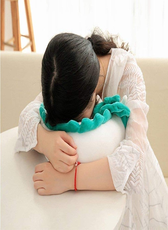 Akebrog Anime Cute White Dragon Neck Pillow U-Shaped Travel Pillow Doll Plush Toy Dragon Neck Pillow, Soft Plush Dragon Stuffed Doll Japanese Animation Pillow Neck U-Shape… - Image 4