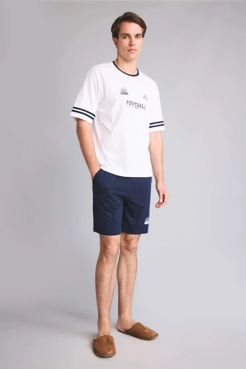 Defacto Boxy Fit Short Sleeve 2 Piece Set
