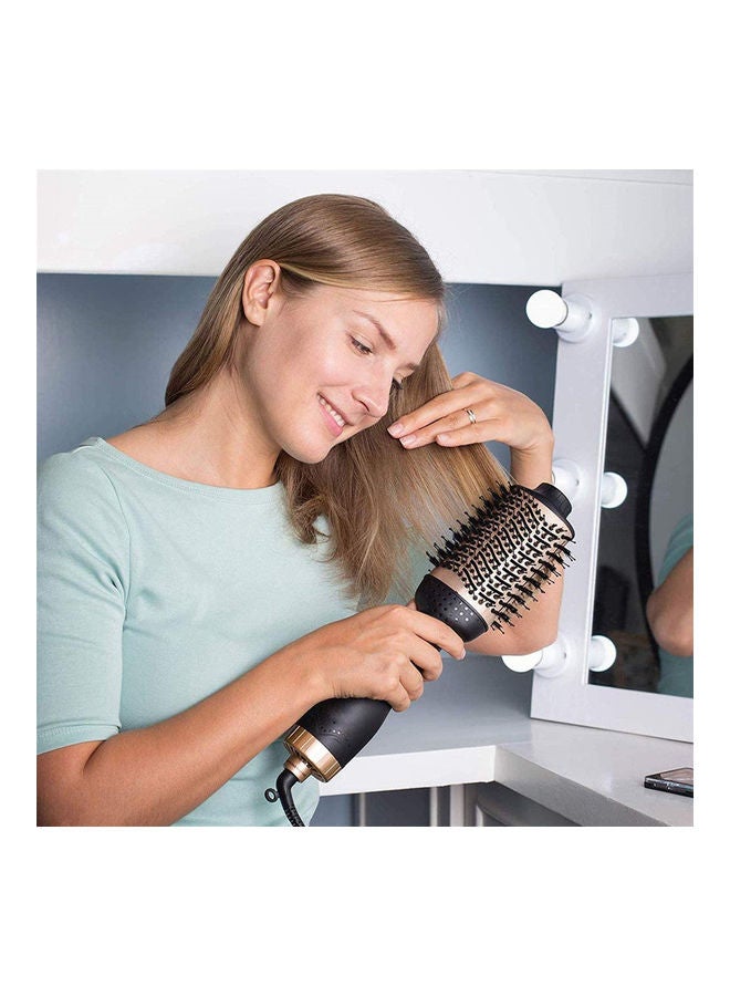 Hair Dryer Brush Black/Gold - Image 4