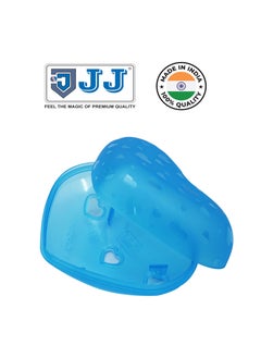 Soap Dish Box Holder with Lid, Soap Dish with Drain, Travel Soap Container, Bar Soap Holder, Easy Cleaning Soap Blue