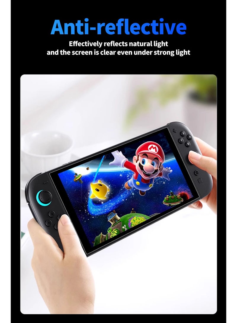 بيكسنست واقي شاشة Switch 2، طبقة حماية مضادة للانعكاس AR، شفافية فائقة، يقلل من الانعكاسات، ملحقات واقي شاشة مضاد للخدش، متوافق مع Switch 2 - Image 4