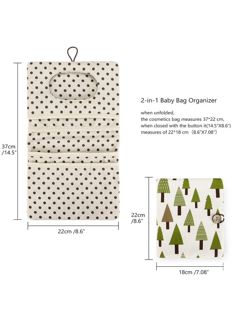 RedMapleTEK Baby Wash Bag, Storage Bag For Diapers, Wipes, Tissues And Other Baby Supplies - Image 4