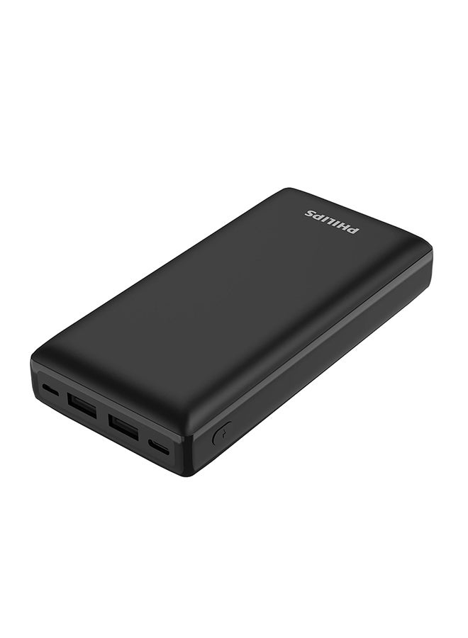 فيليبس باور بانك محمول 20000 مللي أمبير في الساعة، 1 USB C، 2 منافذ USB A، متوافق مع iPhone Android وAir pod وiPad والمزيد - Image 1