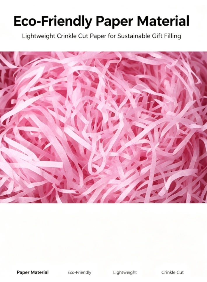 OASIS-TH 4 Packs 400g Paper Shreds Strands Eco-friendly Shredded Crinkle Confetti Crinkle Cut Paper Filling Shredded Paper for Gift Box Filling - Image 4