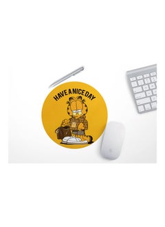 LIT Garfield Design School Circle Shape Mouse Pad  - Image 1