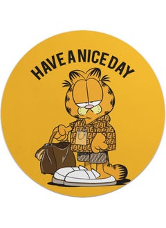 LIT Garfield Design School Circle Shape Mouse Pad  - Image 2