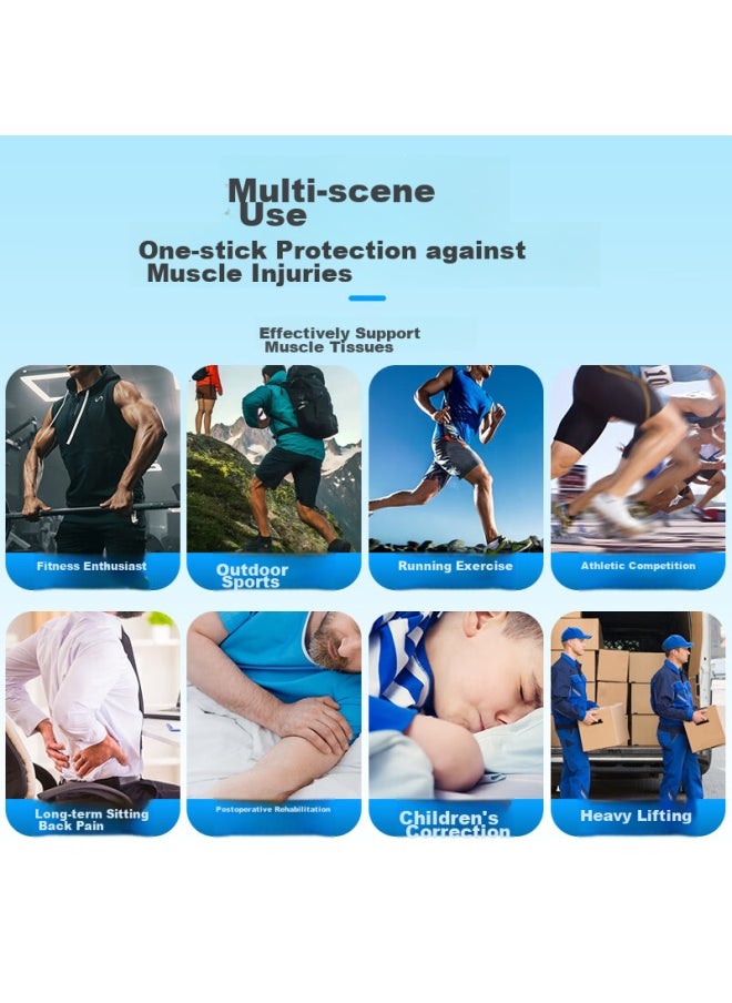 LP Lp Muscle Tape, Extra Long 15m, For Athletes, Strain Bandage, Achilles Tendon Patch, Self-adhesive Tape, Muscle Inner Effect Patch, Basketball  - Image 1