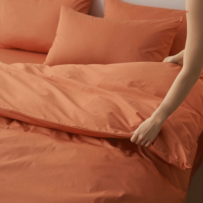Wasabi Green 100% Cotton Bed Sheet Set - 80 Thread Count, All-Season Soft & Breathable - Image 4