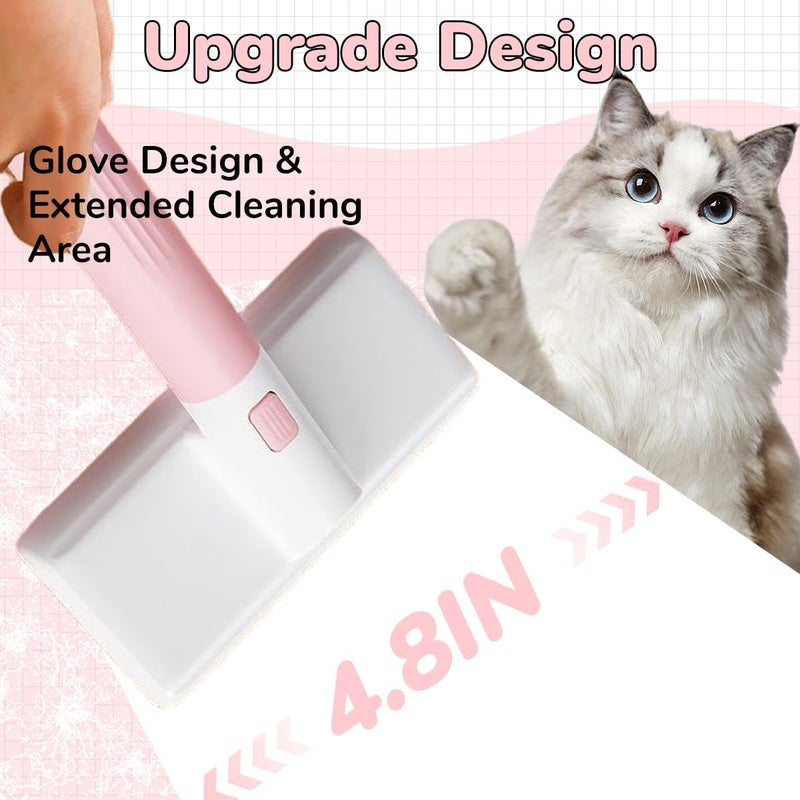 HASTHIP ® 2-Way Pet Hair Remover - Slide Action Fur Collector for Furniture, Bedding & Clothing Non-Abrasive Fabric Shaver & Lint Brush Hair Removal Tool - Image 4