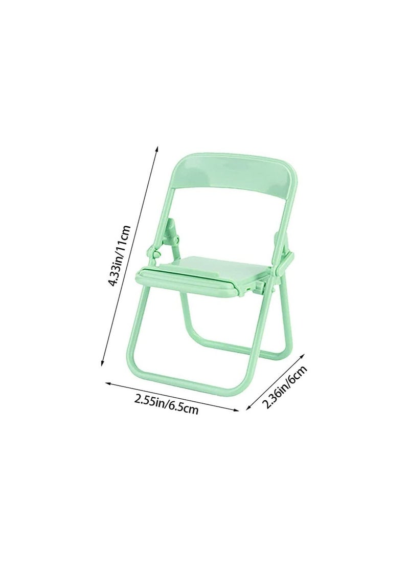 Chair Adjustable Phone Holder Stand Foldable Mobile Phone Stand Desk Holder Universal Lazy Bracket Compatible with Any device Yellow