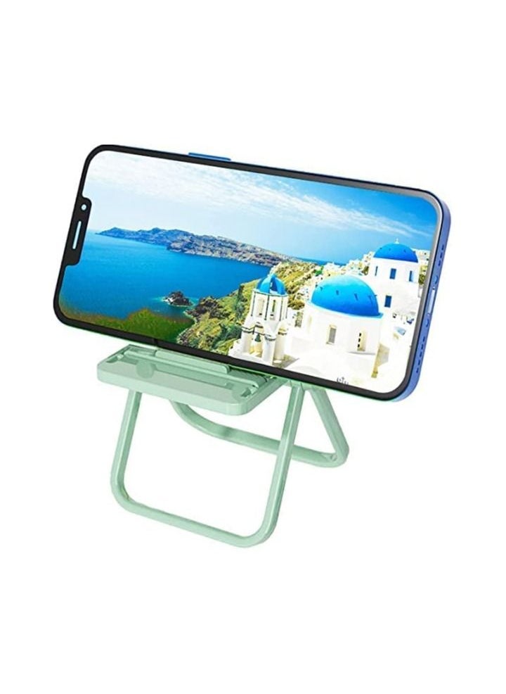 Chair Adjustable Phone Holder Stand Foldable Mobile Phone Stand Desk Holder Universal Lazy Bracket Compatible with Any device Yellow