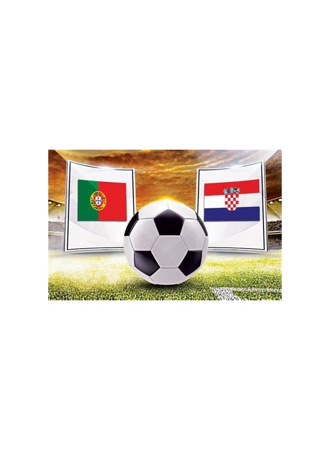 Anna 3D Football Sports Competition 1000-Piece Puzzle - Image 1