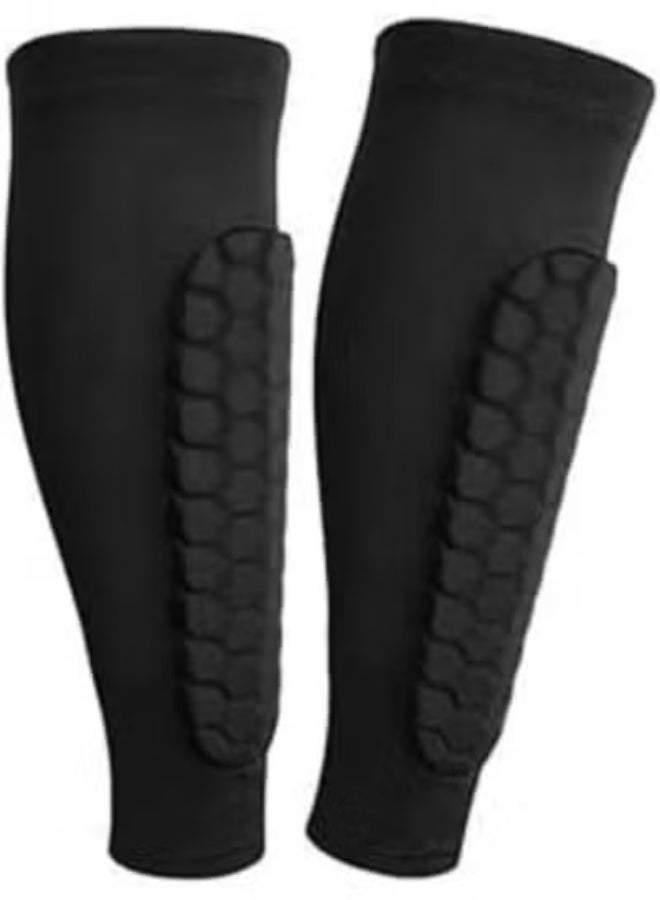 واقيات ساق كرة القدم (الشين باد) - طقم واقي قوي مع أكمام تثبيت - خفيف وعملي لحماية موثوقة في الاستخدام اليومي - Image 1