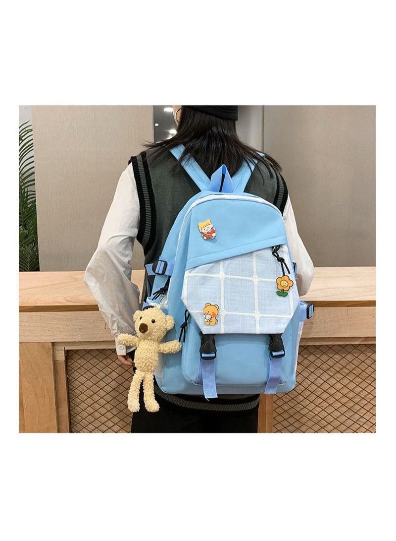 NIBEMINENT طقم حقيبة مدرسية مطبوعة مكون من 4 قطع - Image 3