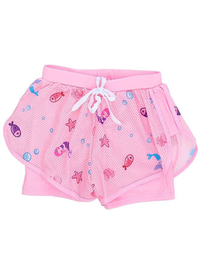 بيبي كلو طقم سباحة للبنات من قطعتين بتصميم حورية البحر - Image 4