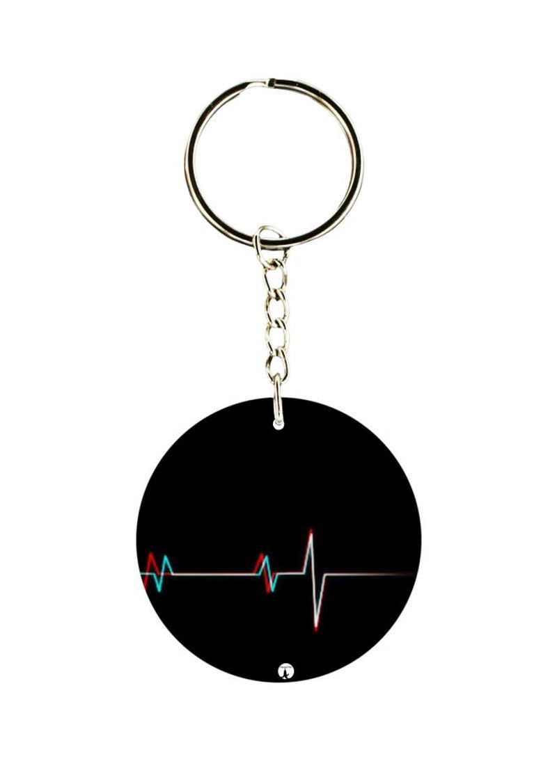 Heart Rate Theme Keychain