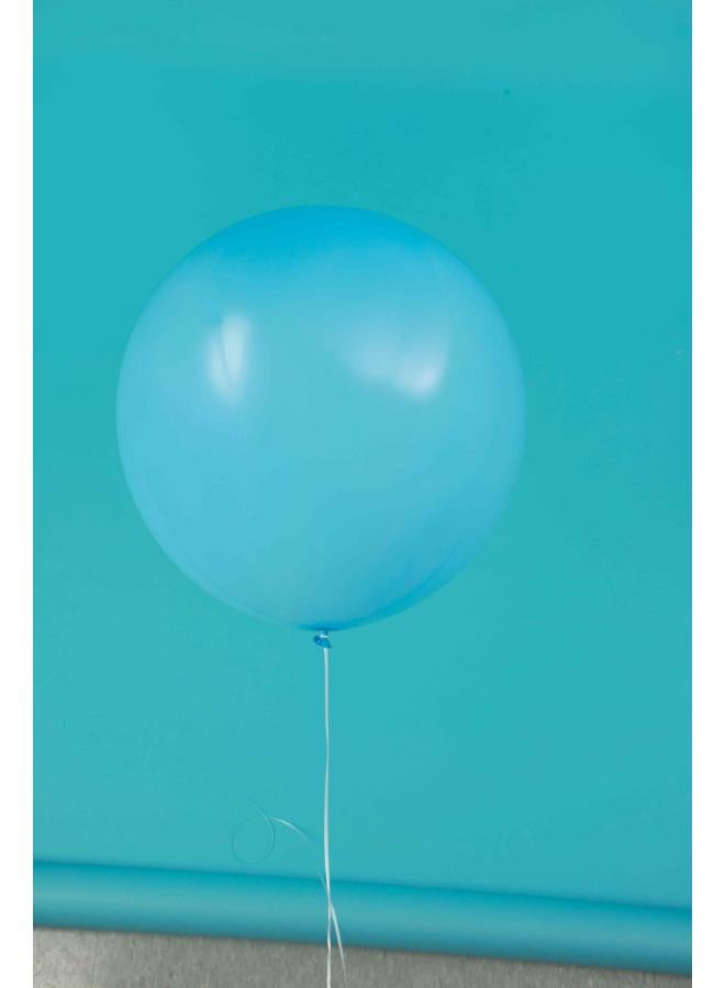 Unique Big Latex Teal & Blue Balloons - Image 2
