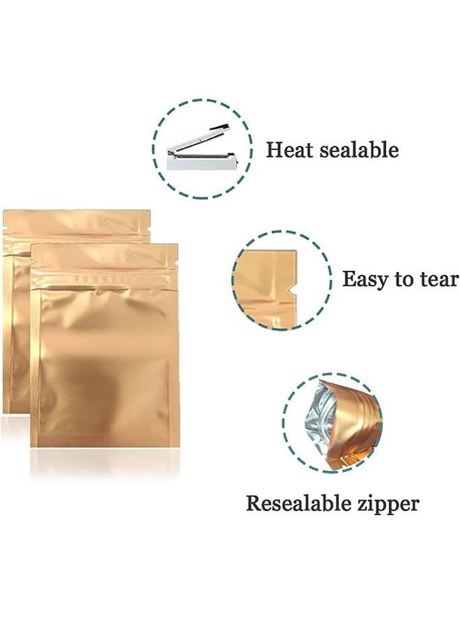 100 Zip Lock Bags Aluminum Foil Sealed Pockets Resealable Mylar Airtight Bags for Food Storage Snack Bags Travel Bags and Packaging Solutions - pzsku/Z4EE77B70919A314DF8D7Z/45/_/1691675382/80915c36-76cf-4ab5-95de-87af2dad3c70