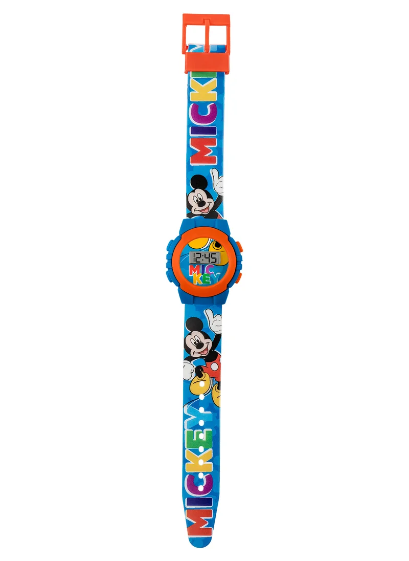 Disney Disney Mickey Mouse Multicoloured Digital Boys Watch - MK4164